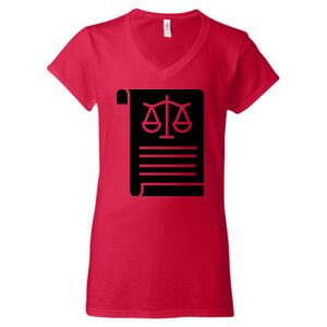 Softstyle® Women’s V-Neck T-Shirt Thumbnail