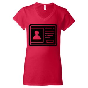 Softstyle® Women’s V-Neck T-Shirt Thumbnail