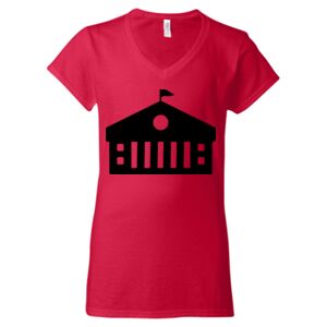 Softstyle® Women’s V-Neck T-Shirt Thumbnail