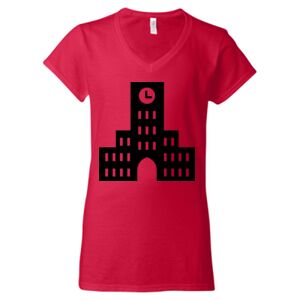Softstyle® Women’s V-Neck T-Shirt Thumbnail