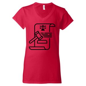 Softstyle® Women’s V-Neck T-Shirt Thumbnail