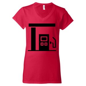 Softstyle® Women’s V-Neck T-Shirt Thumbnail