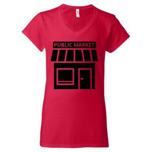 Softstyle® Women’s V-Neck T-Shirt Thumbnail