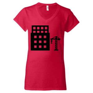 Softstyle® Women’s V-Neck T-Shirt Thumbnail
