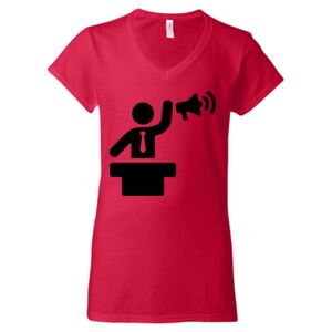 Softstyle® Women’s V-Neck T-Shirt Thumbnail
