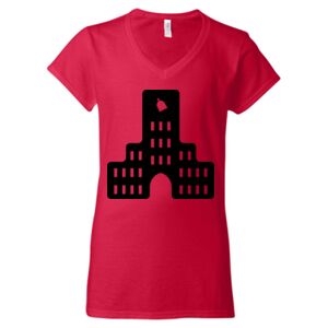 Softstyle® Women’s V-Neck T-Shirt Thumbnail