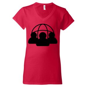 Softstyle® Women’s V-Neck T-Shirt Thumbnail