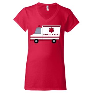 Softstyle® Women’s V-Neck T-Shirt Thumbnail