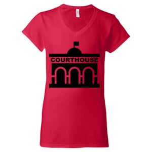 Softstyle® Women’s V-Neck T-Shirt Thumbnail