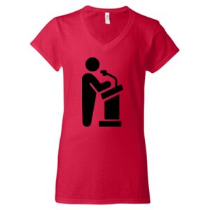 Softstyle® Women’s V-Neck T-Shirt Thumbnail