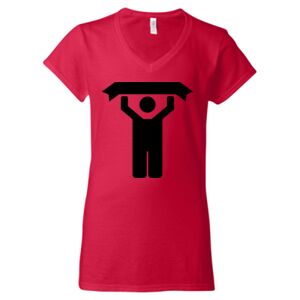 Softstyle® Women’s V-Neck T-Shirt Thumbnail