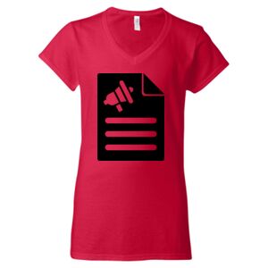 Softstyle® Women’s V-Neck T-Shirt Thumbnail