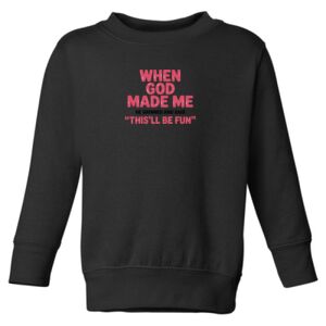Toddler Fleece Crewneck Sweatshirt Thumbnail