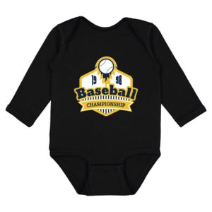 Infant Fine Jersey Long Sleeve Bodysuit Thumbnail