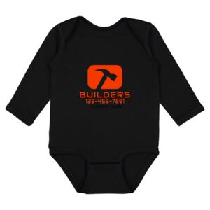 Infant Fine Jersey Long Sleeve Bodysuit Thumbnail