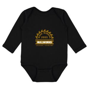 Infant Fine Jersey Long Sleeve Bodysuit Thumbnail