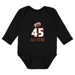 Infant Fine Jersey Long Sleeve Bodysuit Thumbnail