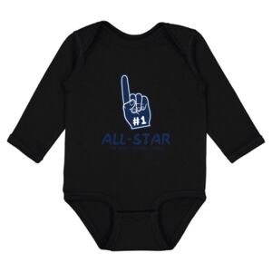 Infant Fine Jersey Long Sleeve Bodysuit Thumbnail