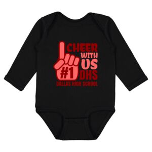 Infant Fine Jersey Long Sleeve Bodysuit Thumbnail