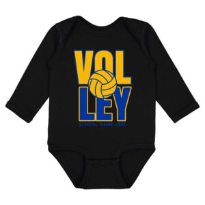 Infant Fine Jersey Long Sleeve Bodysuit Thumbnail