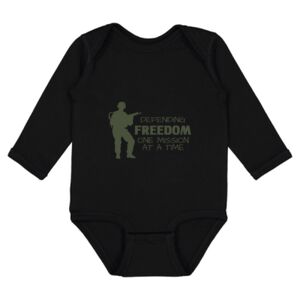 Infant Fine Jersey Long Sleeve Bodysuit Thumbnail