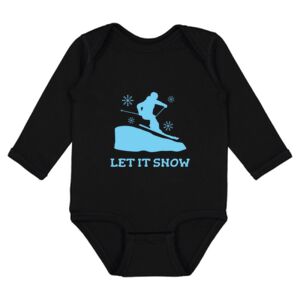 Infant Fine Jersey Long Sleeve Bodysuit Thumbnail