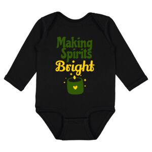 Infant Fine Jersey Long Sleeve Bodysuit Thumbnail