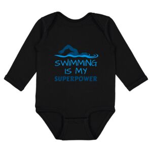 Infant Fine Jersey Long Sleeve Bodysuit Thumbnail