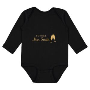 Infant Fine Jersey Long Sleeve Bodysuit Thumbnail