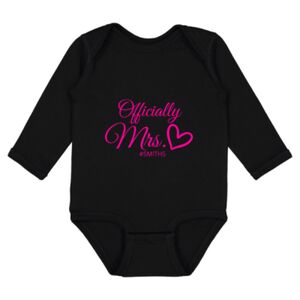 Infant Fine Jersey Long Sleeve Bodysuit Thumbnail