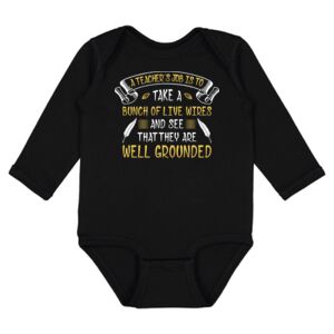 Infant Fine Jersey Long Sleeve Bodysuit Thumbnail