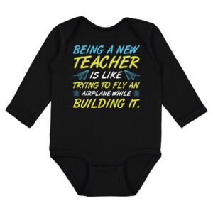 Infant Fine Jersey Long Sleeve Bodysuit Thumbnail