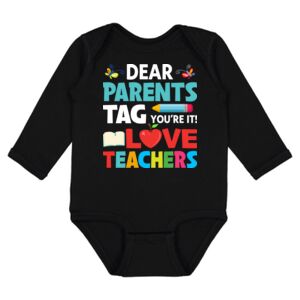Infant Fine Jersey Long Sleeve Bodysuit Thumbnail