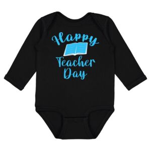 Infant Fine Jersey Long Sleeve Bodysuit Thumbnail
