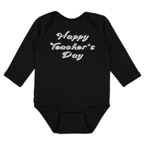 Infant Fine Jersey Long Sleeve Bodysuit Thumbnail
