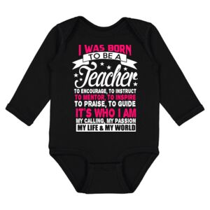 Infant Fine Jersey Long Sleeve Bodysuit Thumbnail