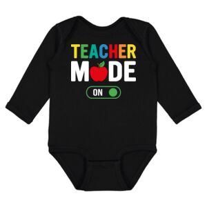 Infant Fine Jersey Long Sleeve Bodysuit Thumbnail