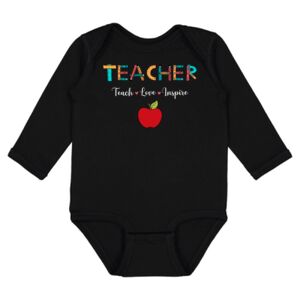 Infant Fine Jersey Long Sleeve Bodysuit Thumbnail