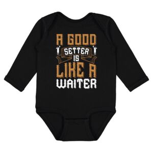 Infant Fine Jersey Long Sleeve Bodysuit Thumbnail