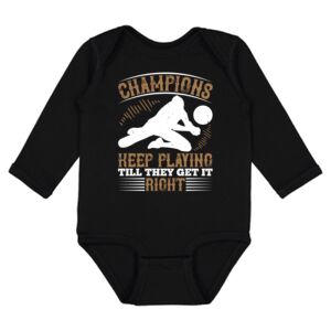 Infant Fine Jersey Long Sleeve Bodysuit Thumbnail