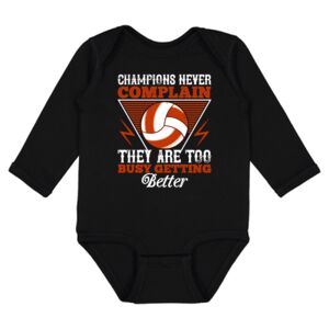 Infant Fine Jersey Long Sleeve Bodysuit Thumbnail