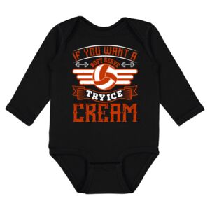 Infant Fine Jersey Long Sleeve Bodysuit Thumbnail