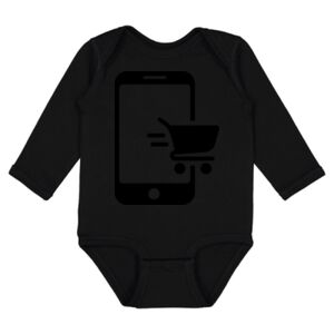Infant Fine Jersey Long Sleeve Bodysuit Thumbnail