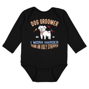 Infant Fine Jersey Long Sleeve Bodysuit Thumbnail