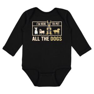 Infant Fine Jersey Long Sleeve Bodysuit Thumbnail