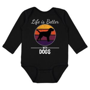 Infant Fine Jersey Long Sleeve Bodysuit Thumbnail