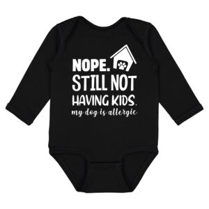 Infant Fine Jersey Long Sleeve Bodysuit Thumbnail