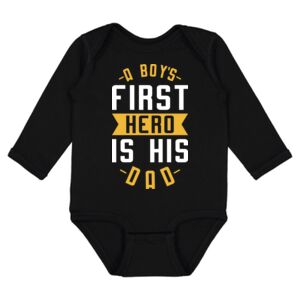 Infant Fine Jersey Long Sleeve Bodysuit Thumbnail
