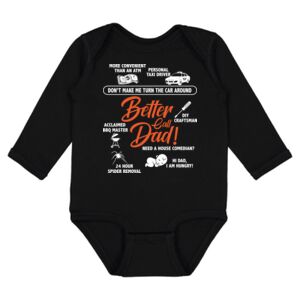 Infant Fine Jersey Long Sleeve Bodysuit Thumbnail