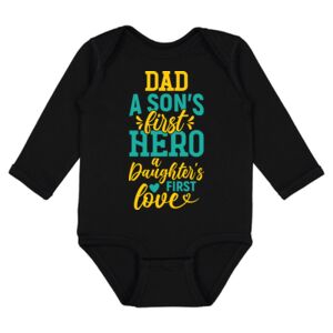 Infant Fine Jersey Long Sleeve Bodysuit Thumbnail